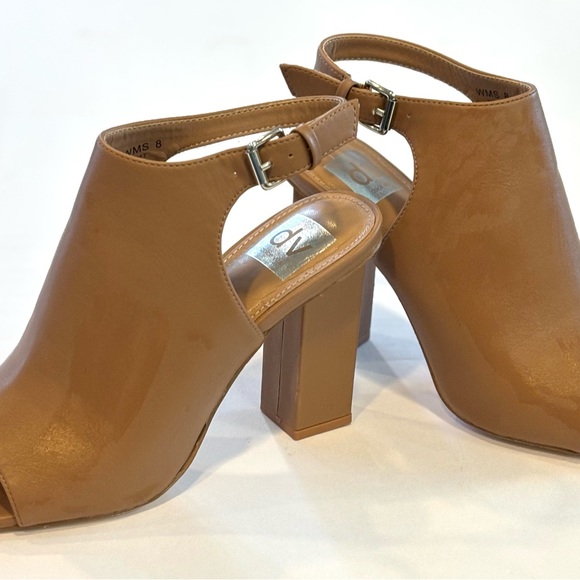 Dolce Vita Beige Open Toe Sling-back Heels - Picture 2 of 2